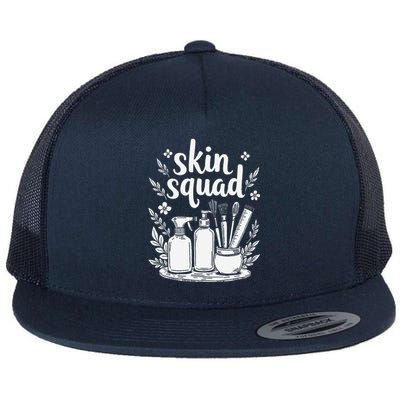 Skincare Squad Health Skin Acne Treatment Dermatologist Flat Bill Trucker Hat