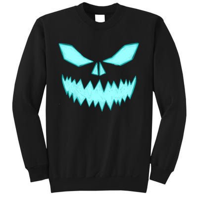 Scary Spooky Halloween Jack O Lantern Face Pumpkin Sweatshirt