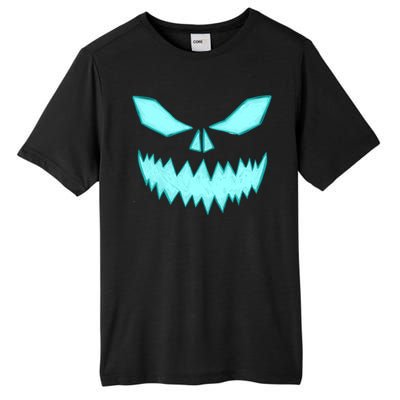 Scary Spooky Halloween Jack O Lantern Face Pumpkin Tall Fusion ChromaSoft Performance T-Shirt