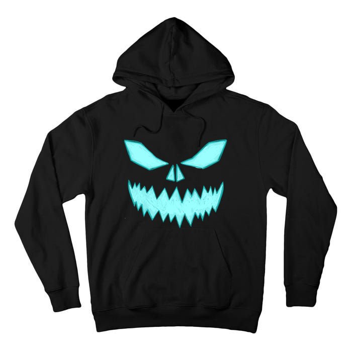 Scary Spooky Halloween Jack O Lantern Face Pumpkin Tall Hoodie