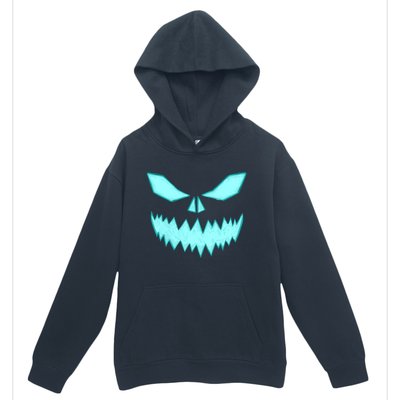 Scary Spooky Halloween Jack O Lantern Face Pumpkin Urban Pullover Hoodie