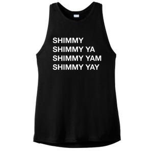 Shimmy Shimmy Hiphop Oldschool Rap 90s Music Ladies PosiCharge Tri-Blend Wicking Tank