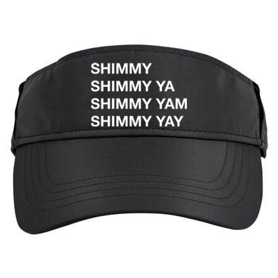 Shimmy Shimmy Hiphop Oldschool Rap 90s Music Adult Drive Performance Visor