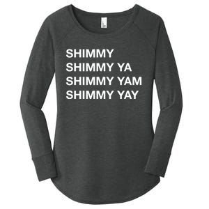 Shimmy Shimmy Hiphop Oldschool Rap 90s Music Women's Perfect Tri Tunic Long Sleeve Shirt