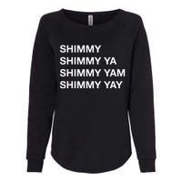 Shimmy Shimmy Hiphop Oldschool Rap 90s Music Womens California Wash Sweatshirt