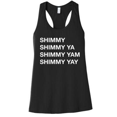 Shimmy Shimmy Hiphop Oldschool Rap 90s Music Women's Racerback Tank