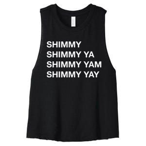 Shimmy Shimmy Hiphop Oldschool Rap 90s Music Women's Racerback Cropped Tank