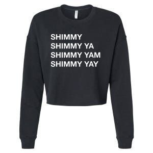 Shimmy Shimmy Hiphop Oldschool Rap 90s Music Cropped Pullover Crew