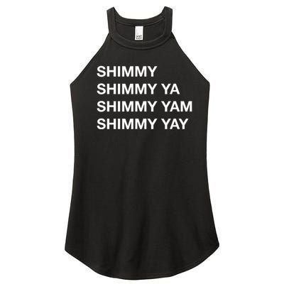 Shimmy Shimmy Hiphop Oldschool Rap 90s Music Women's Perfect Tri Rocker Tank