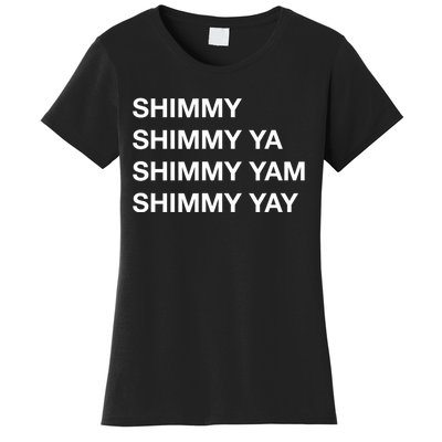 Shimmy Shimmy Hiphop Oldschool Rap 90s Music Women's T-Shirt