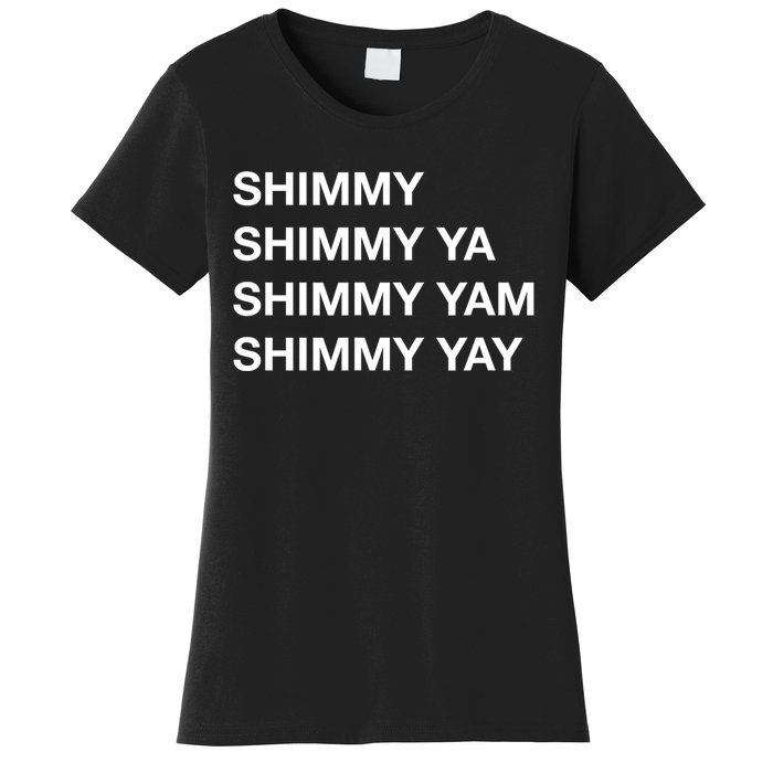 Shimmy Shimmy Hiphop Oldschool Rap 90s Music Women's T-Shirt