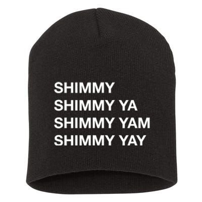 Shimmy Shimmy Hiphop Oldschool Rap 90s Music Short Acrylic Beanie