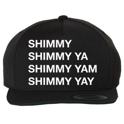 Shimmy Shimmy Hiphop Oldschool Rap 90s Music Wool Snapback Cap