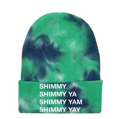 Shimmy Shimmy Hiphop Oldschool Rap 90s Music Tie Dye 12in Knit Beanie