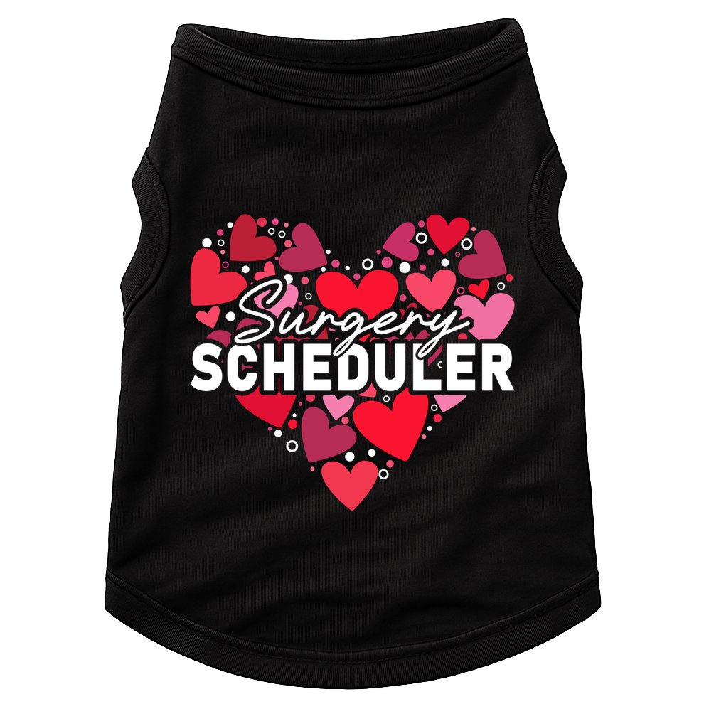 Surgery Scheduler Heart Gift Doggie Tank