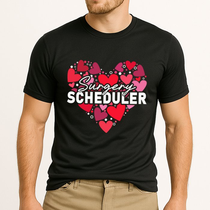 Surgery Scheduler Heart Gift Cooling Performance Crew T-Shirt