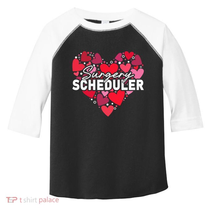 Surgery Scheduler Heart Gift Toddler Fine Jersey T-Shirt