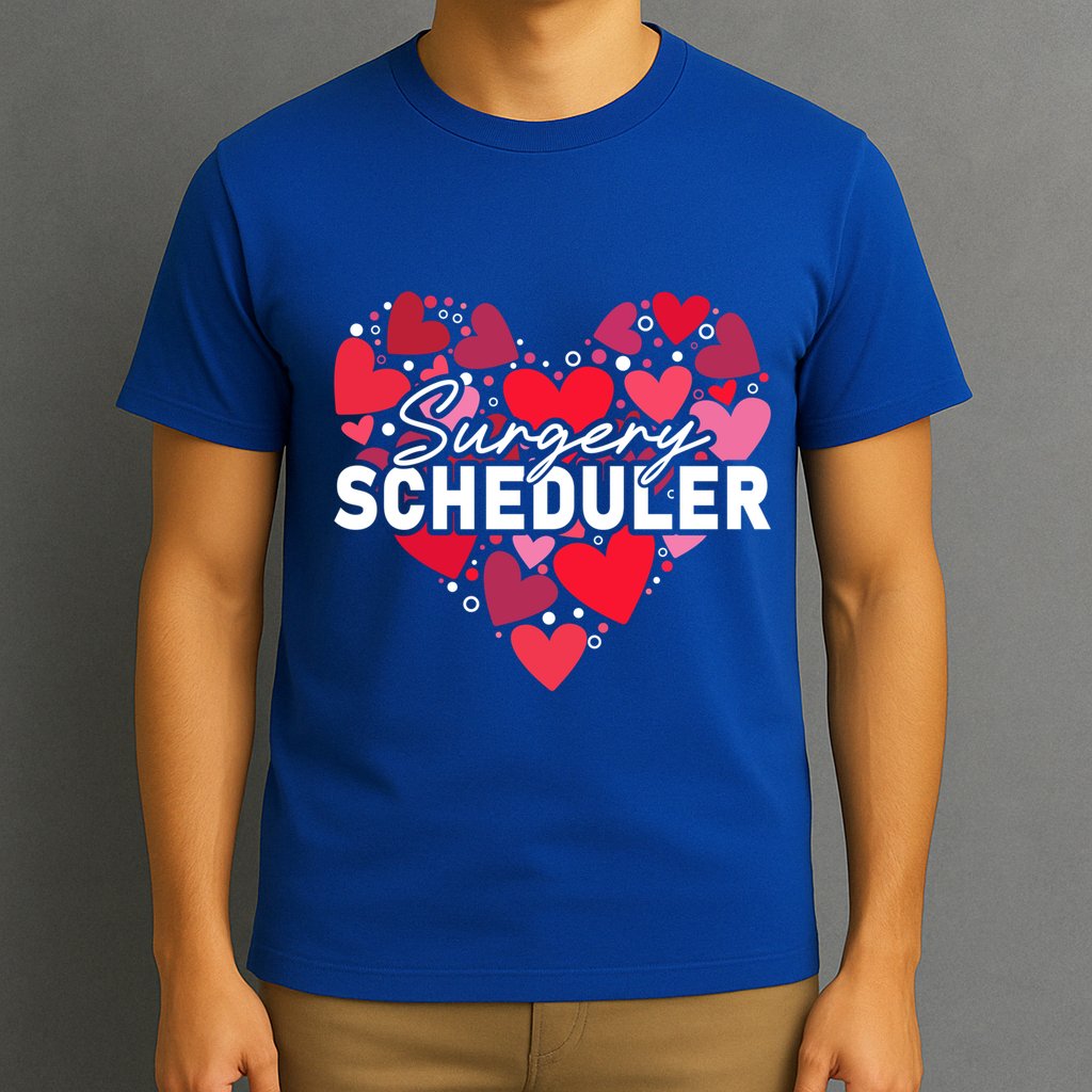 Surgery Scheduler Heart Gift T-Shirt