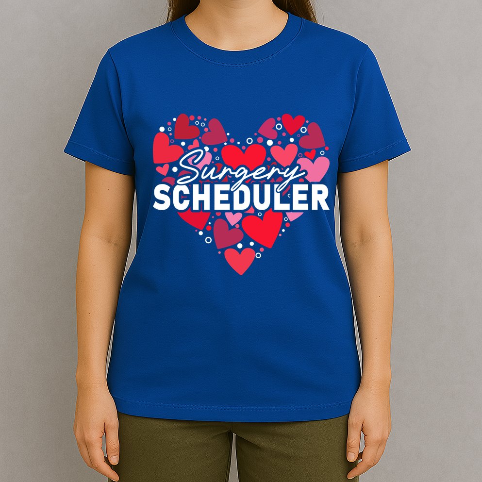 Surgery Scheduler Heart Gift T-Shirt