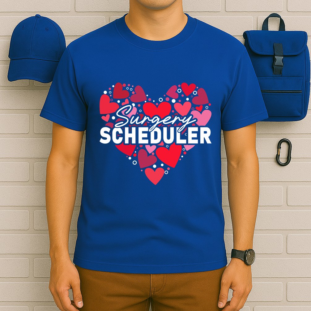 Surgery Scheduler Heart Gift T-Shirt