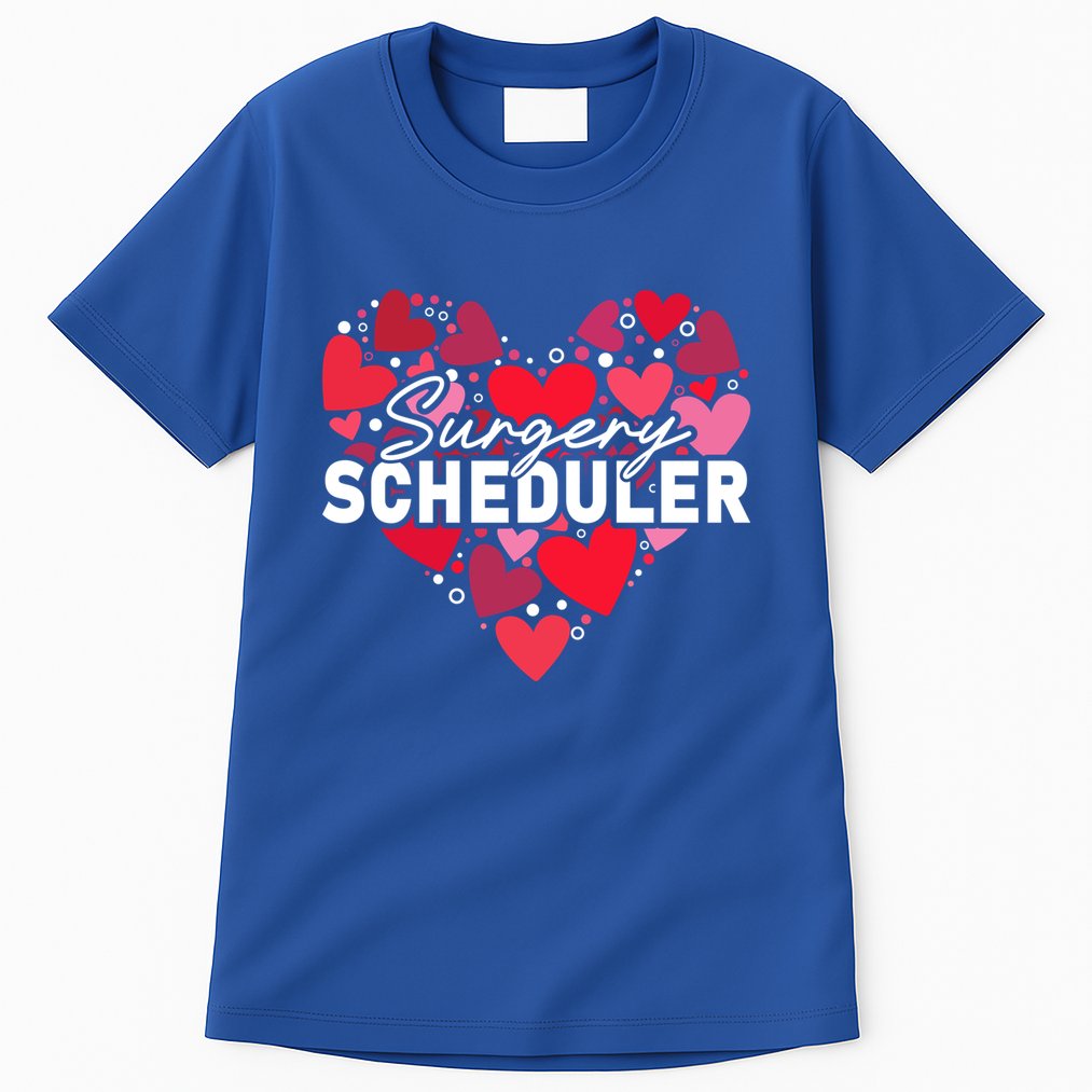 Surgery Scheduler Heart Gift Tall T-Shirt