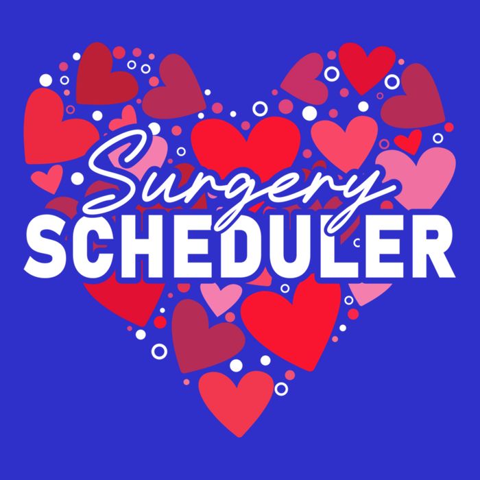 Surgery Scheduler Heart Gift Visor