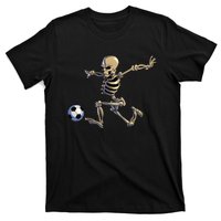 Soccer Skeleton Halloween Soccer Player Halloween T-Shirt