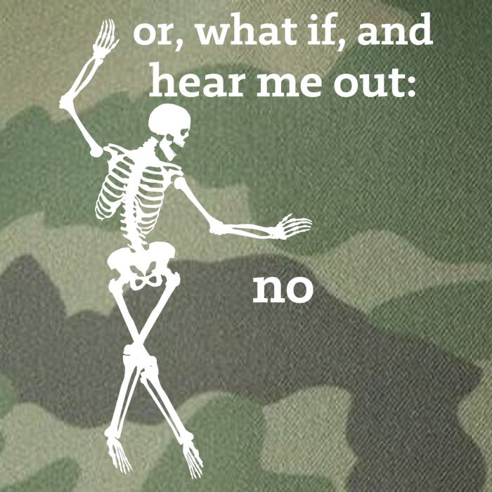 Sassy Skeleton Hear Me Out: No Legacy Tie Dye Trucker Hat