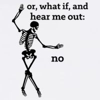 Sassy Skeleton Hear Me Out: No Garment-Dyed Sweatshirt