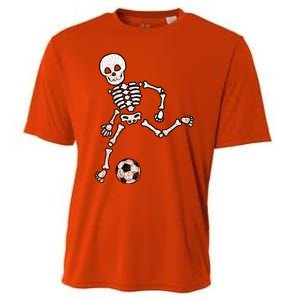 Skeleton Soccer Halloween Sport Player Costume Cooling Performance Crew T-Shirt