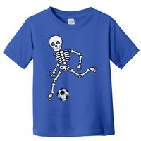 Skeleton Soccer Halloween Sport Player Costume Toddler T-Shirt