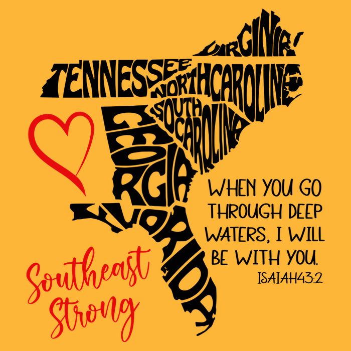 Southeast Strong Hurricane Helene Survivor When You Go Through Deep Wat Pom Pom 12in Knit Beanie