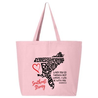 Southeast Strong Hurricane Helene Survivor When You Go Through Deep Wat 25L Jumbo Tote