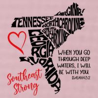 Southeast Strong Hurricane Helene Survivor When You Go Through Deep Wat 25L Jumbo Tote