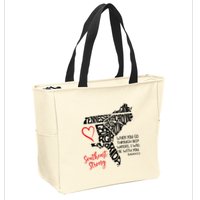 Southeast Strong Hurricane Helene Survivor When You Go Through Deep Wat Zip Tote Bag