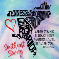 Southeast Strong Hurricane Helene Survivor When You Go Through Deep Wat Legacy Tie Dye Trucker Hat