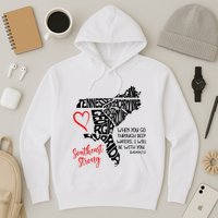 Southeast Strong Hurricane Helene Survivor When You Go Through Deep Wat Hoodie
