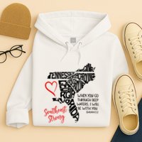 Southeast Strong Hurricane Helene Survivor When You Go Through Deep Wat Hoodie