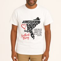 Southeast Strong Hurricane Helene Survivor When You Go Through Deep Wat Tall T-Shirt