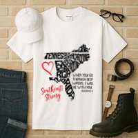 Southeast Strong Hurricane Helene Survivor When You Go Through Deep Wat Tall T-Shirt