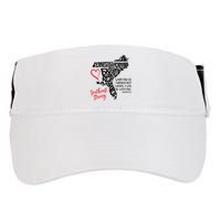 Southeast Strong Hurricane Helene Survivor When You Go Through Deep Wat Adult Drive Performance Visor