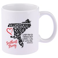 Southeast Strong Hurricane Helene Survivor When You Go Through Deep Wat 11oz C Handle Ceramic Mug