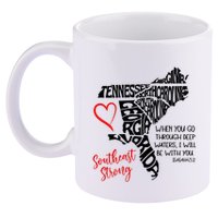 Southeast Strong Hurricane Helene Survivor When You Go Through Deep Wat 11oz C Handle Ceramic Mug