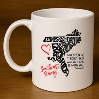 Southeast Strong Hurricane Helene Survivor When You Go Through Deep Wat 11oz C Handle Ceramic Mug