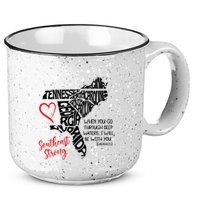 Southeast Strong Hurricane Helene Survivor When You Go Through Deep Wat 15oz Campfire Ceramic Mug