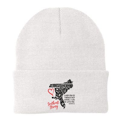 Southeast Strong Hurricane Helene Survivor When You Go Through Deep Wat Beanie