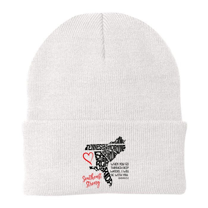Southeast Strong Hurricane Helene Survivor When You Go Through Deep Wat Beanie