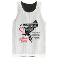 Southeast Strong Hurricane Helene Survivor When You Go Through Deep Wat Mesh Reversible Basketball Jersey Tank