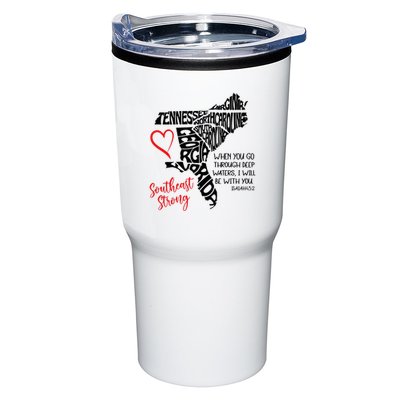 Southeast Strong Hurricane Helene Survivor When You Go Through Deep Wat Tumbler