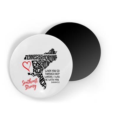 Southeast Strong Hurricane Helene Survivor When You Go Through Deep Wat Magnet